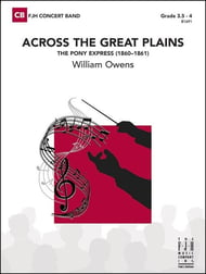 Across the Great Plains Concert Band sheet music cover Thumbnail